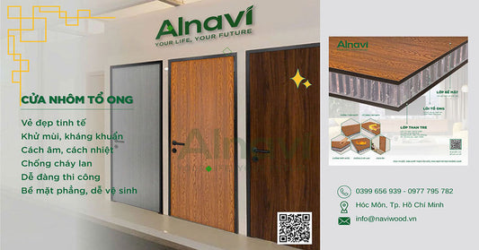 Tại sao nên chọn cửa thông phòng nhôm tổ ong Alnavi?