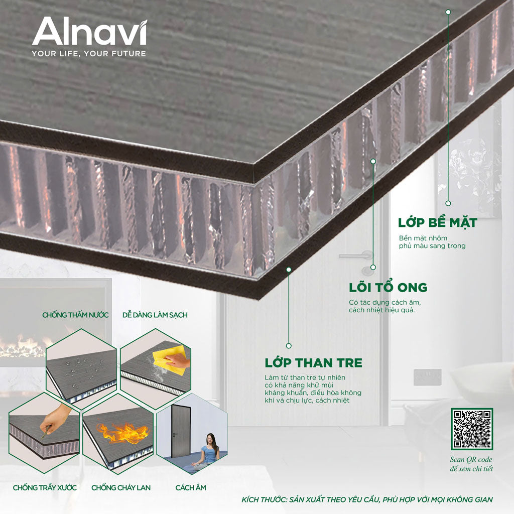 Tấm nhôm tổ ong Alnavi Al03