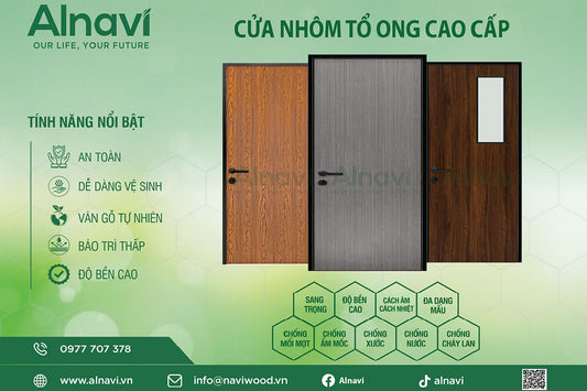 Cửa Nhôm Tổ Ong Đẹp Và Sang Trọng Nhất Tại Long An