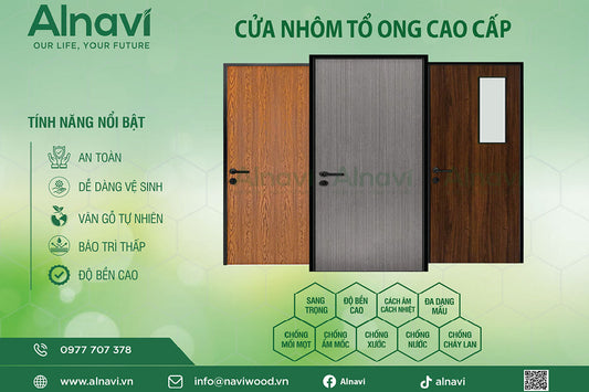 Cửa Nhôm Tổ Ong Alnavi Seri 90