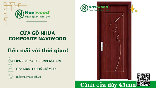 Cửa gỗ nhựa composite là gì? Cửa gỗ nhựa composite Naviwood có tốt không?